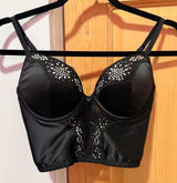 Victoria's Secret Very Sexy Embellished Push Up Corset Bustier Top 34B Photo 0