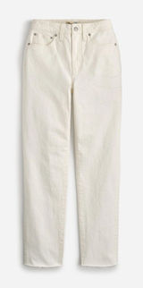 Madewell The Petite Curvy Perfect Vintage‎ Jean White Denim NWT Size 24P Photo 0