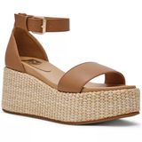 Dolce Vita Size-6.5 Women's Alumina Espadrille Sandals Wedge Brown Photo 0