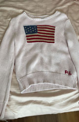Ralph Lauren Polo Sweater Knit Cable Pink Photo 0