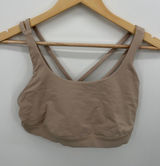 Lululemon Womens Tan Energy Sports Bra Sz 10 Workout Gym Training Running Photo 0