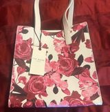 Ted Baker Pink and Red Floral Tote Bag Photo 0
