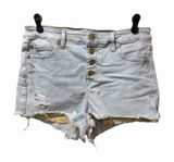 American Eagle Floral Pocket Short Shorts next level stretch Size 10 Festival Photo 0