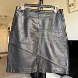 Women’s . Leather Skirt Size 6 Photo 0