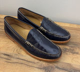 G.H. Bass & Co. Patent Leather Penny Loafers Navy Blue Women’s Photo 0