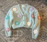 Crochet cardigan Blue Photo 0