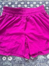 Lululemon Women’s Active Drawstring Shorts in Bright Magenta Photo 0