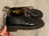 Dr Martens x Bodega 1461 Black Leather‎ Shoes Hidden In Plain Sight Womens 7 USL Photo 0