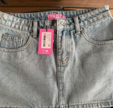 Jean Mini Skirt Edikted XS Photo 0