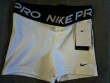 White Nike Pro Shorts Photo 0