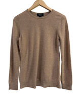 Charter Club Luxury 100% Cashmere Sweater Tan Camel Crew Neck Small Photo 0