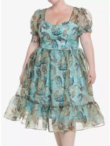 Thorn & Fable Birth of Venus Dress Women’s Medium Renaissance Art Print Midi Photo 0
