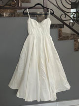 House of Cb Mademoiselle White Tulle Midi Dress Photo 0