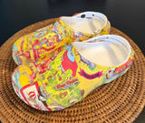 Walt Disney World Magic kingdom map crocs‎ size 9 women’s; 7 men’s Photo 0