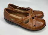 Clarks Ashland spin Q‎ loafers brown leather size 9 Photo 0