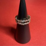 Bomb Party RG51414 “She Loves The Delicate” Cubic Zirconia RoseGold Sz7 Ring NWT Photo 0