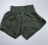 TASC Performance Shorts Womens XS Green‎ Odyssey Rec Lightweight Pockets Photo 0