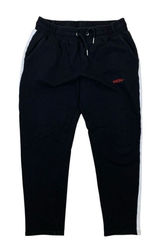 Maniere De Voir Black Side Stripe Jogger Sweatpants Streetwear Lounge XL Photo 0
