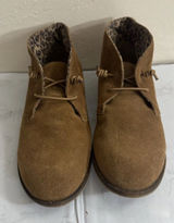 Lucky‎ Brand Asher Suede Lace Up Ankle Bootie Sz 7.5M Photo 0