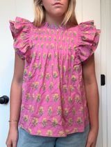 Preppy top Pink Size M Photo 0