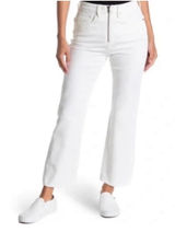 Good American Good Vintage White High Rise Straight Leg‎ Zipper Jeans 10/30 Photo 0