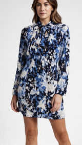 BCBGMAXAZRIA Women's Dress‎ Size XXS Floral Long Sleeve Holiday Party Business Photo 0