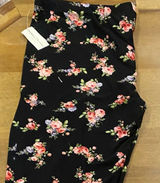 Bobbie Brooks Super Soft Floral Lattice Leggings NWT 1X Photo 0
