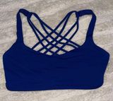 Lululemon cross back sports bra dark blue Photo 0