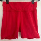 FP Movement Free People Red High Rise Biker Shorts XS‎ Athletic Yoga Workout Photo 0