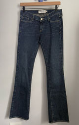 Abercrombie & Fitch 2 Emma Low Rise Bootcut Jeans Dark Wash Y2K 2000s Grunge Photo 0