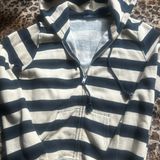 Brandy Melville Striped Sweater Blue and crème Photo 0
