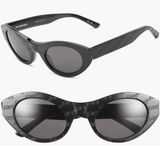 BALENCIAGA BB250S 001 BLACK GREY CAT EYE SUNGLASSES. 52 mm Photo 0
