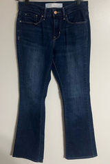 Levi's Jeans Womens 27 Curvy Bootcut Mid Rise Dark Washed Stretch Denim Blue Photo 0