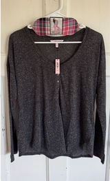 NWT‎ Victoria's Secret The Dreamer Henley pajama set with eye mask Photo 0