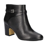 NWT Bella Vita Arlette Dress Leather Buckle Booties ARLET Black 8.5N Photo 0