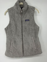 Patagonia Los Gatos Fleece Vest Grey Womens Small 25216 FA19 Full Zip‎ High Neck Photo 0