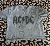AC/DC crop tee Gray Size M Photo 0