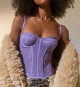 Urban Outfitters Lavender Corset Top Photo 0