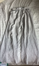 Brandy Melville Waffle Knit Sweatpants Anastasia grey Photo 0