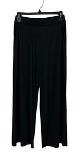 Gina Tricot Pants Small Black Wide Leg Minimalist Workwear Chic Lounge Photo 0