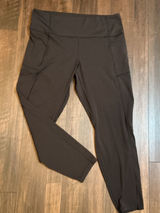 Patagonia Activewear Pockets Leggings Black High Waisted Yoga Pants XL Workout Photo 0