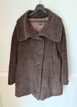 Cinzia Rocca Coat Women 8 Brown Wool Alpaca Blend Oversized Cape Academia‎ Photo 0