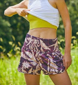 NEW Free People Movement The‎ Way Home Tropical Print Running Shorts Women's XS Photo 0