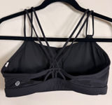 Lululemon Free To Be Wild Sports Bra Black Strappy Yoga Gym Size 8 Photo 0
