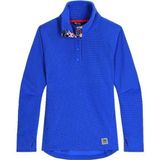 Outdoor Research Trail Mix Snap Pullover Womens XS Blue‎ Grid Fleece Waffle Photo 0