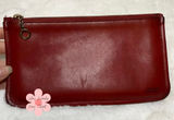 Vintage COACH Red Slim Pouch "Skinny Case" Style 7170 Photo 0