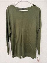 NWT INC Olive Green Women’s Sweater - Small Photo 0