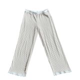 Rachel Ashwell Cottagecore Striped Pajama Pants‎ Lace Trim Lounge Bottoms Smal Photo 0