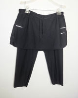 Nike Scapri Skirt Capri Skort Leggings Black Athletic Athleisure Yoga Running M Photo 0