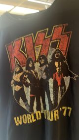 Kiss Concert shirt World tour 77 Photo 0